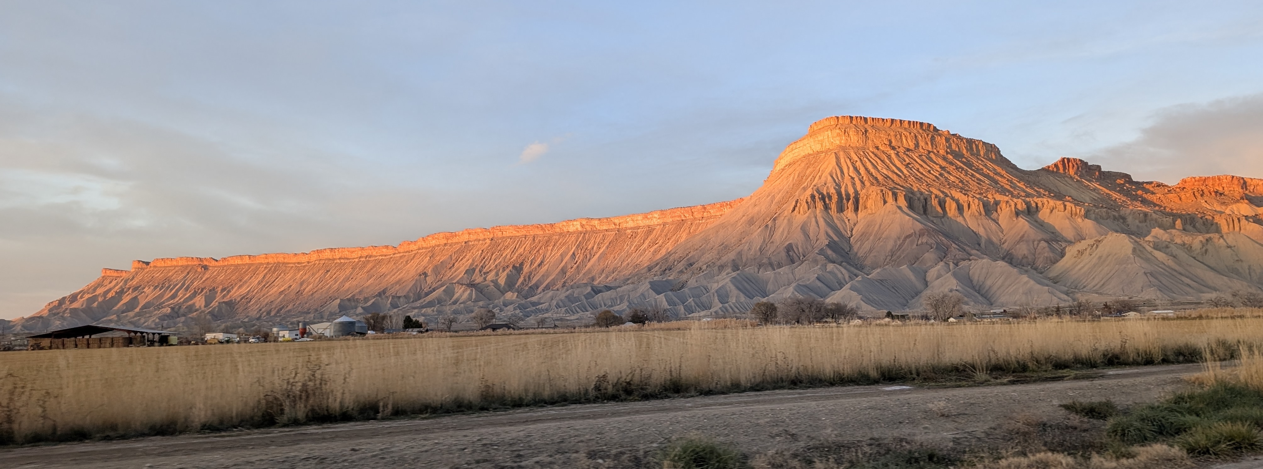Sunset on Mount Garfield, 2025-12-10